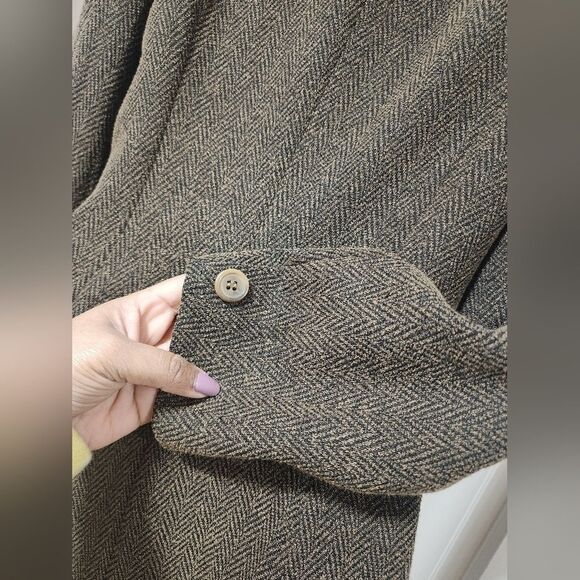 Paniz New York Women's Casual Brown Blazers Long Sleeve Lapel Open Front… - Picture 9 of 15